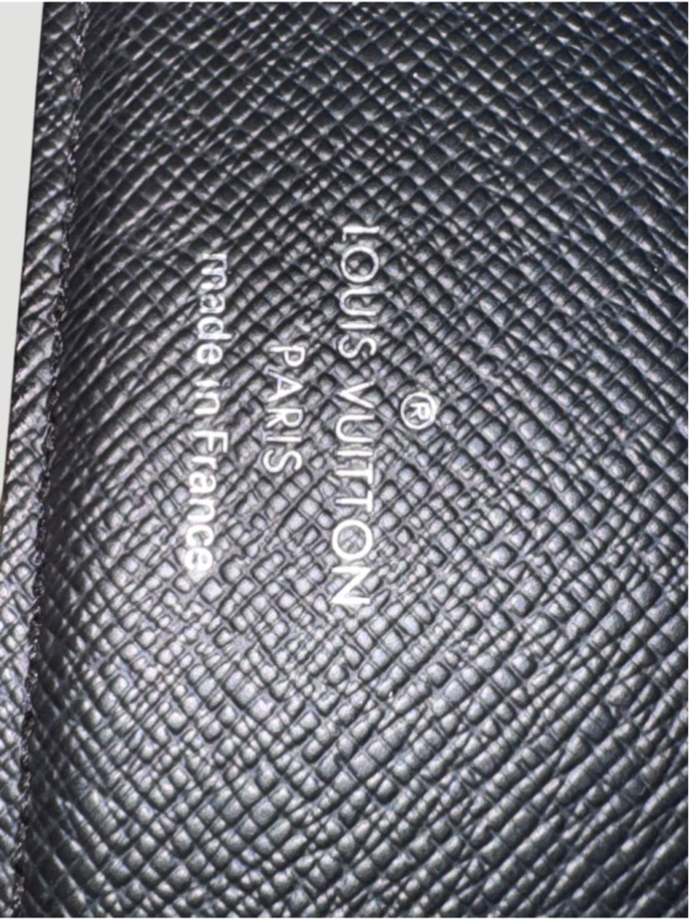 Louis Vuitton Black Taiga Amerigo Leather Wallet and Card Holder Set In Box - Picture 16 of 16